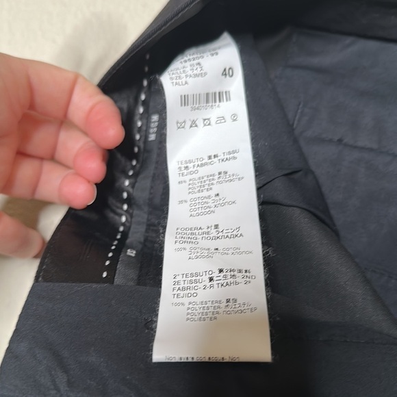 MSGM Men’s Pants Slacks Black Size 40 - Picture 14 of 16